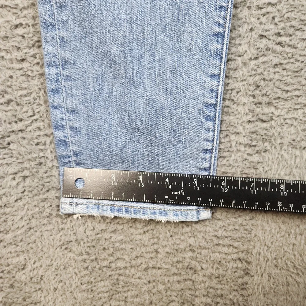 Abercrombie & Fitch Athletic Skinny Jeans Mens 28x30 Light Wash Mid Rise Stretch - Picture 6 of 11